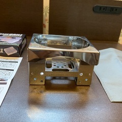 ハンドサイズグリル　固形燃料用五徳　キャンプの画像