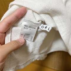 GRL ステッチデザインスウェットトップスの画像
