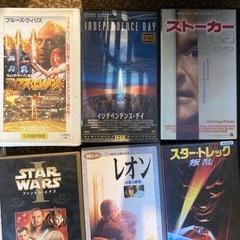 スターウォーズ他映画VHSビデオテープ中古の画像