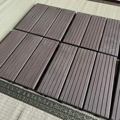 ウッドパネル ウッド ウッドデッキ 人工木 6枚セットの画像