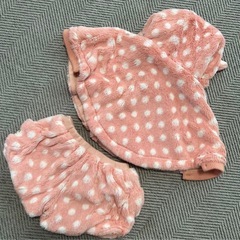 kid's zoo ベビーポンチョ・ショートパンツセット 90cmの画像