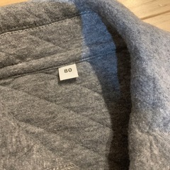 ①無印良品　80サイズ　ジャケットの画像