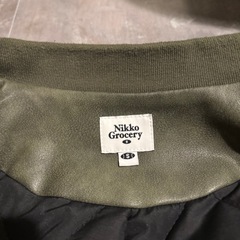 フェイクレザー ブルゾン の画像