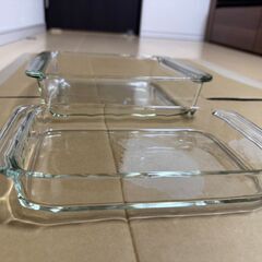 ■決まりました■イワキ　オーブントースター皿・グラタン皿・プリンカップまとめての画像