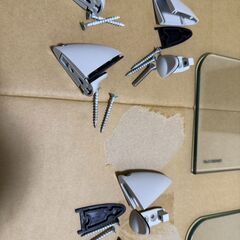 ■決まりました■強化ガラス棚板シェルフとブラケットセットの画像