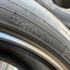225/55R19 5部山　サマータイヤ 4本セットの画像