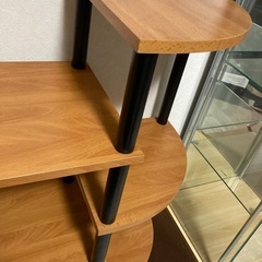 3段 ラック シェルフ 棚 飾り棚 コーナーラックの画像