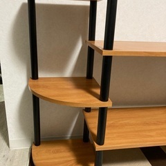 3段 ラック シェルフ 棚 飾り棚 コーナーラックの画像