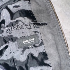 スエード調 ライダースジャケット Mの画像