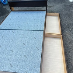 フランスベッド セミダブル マットレス+フレームセットの画像