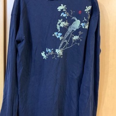 Cure all ネイビー 長袖カットソー Lの画像