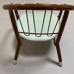 木目調パイプイスの画像