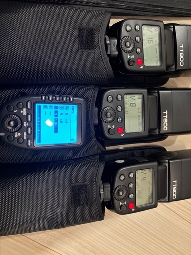 GODOX TT600ストロボ　XPRON フラッシュトリガー　Amazon3脚　３セット
