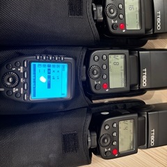 GODOX TT600ストロボ　XPRON フラッシュトリガー　Amazon3脚　３セット
の画像