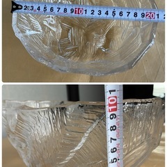 HOYAクリスタルのガラスボウルの画像