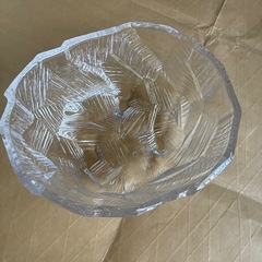 HOYAクリスタルのガラスボウルの画像