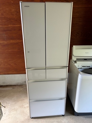 美品✨2016年製 日立のノンフロン冷凍冷蔵庫「R-XG4300G (XW)型」
