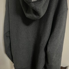 21AW シュプリーム パーカー Box Logo ボックスロゴ Sweatshirt Hooded チャコールグレー Mの画像