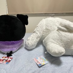 クロミちゃんとシナモロールちゃんのセットの画像