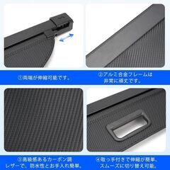未使用 社外品 プリウス60専用 ラゲッジシェード トランクカバー トノカバー 盗難防止 プライバシー対策 PRIUSの画像