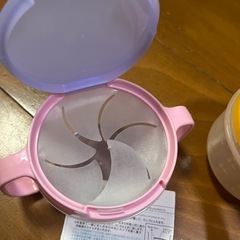 離乳食　おかゆづくり　ベビーお菓子入れの画像