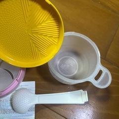 離乳食　おかゆづくり　ベビーお菓子入れの画像