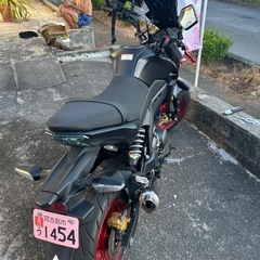 カワサキ　Z125PRO　赤黒 2021年モデル　新車購入の画像