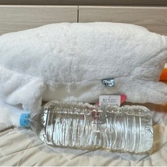 【美品】くったりアヒル2　大きめぬいぐるみ✨お子様・インテリアにも🐻の画像