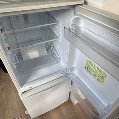 シャープ 冷蔵庫 137L 2ドアの画像