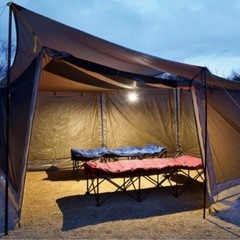 ★ユニフレームREVOタープII L&メッシュウォールII L＆ポール　セットの画像