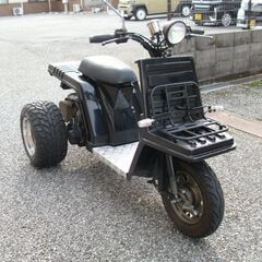 ホンダ　ジャイロX改（ブラック）　2スト（後期型）　実動中古車　ミニカー登録済み！◆彦根市～の画像