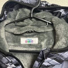 裏起毛 ナイロンジャケット アウター 男の子150cm の画像