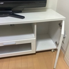 テレビ　ローボード　ホワイトの画像