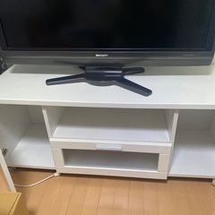 テレビ　ローボード　ホワイトの画像