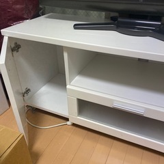 テレビ　ローボード　ホワイトの画像