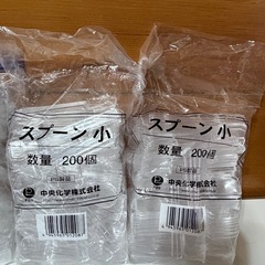 試食用 プラスチックスプーン、フォークの画像