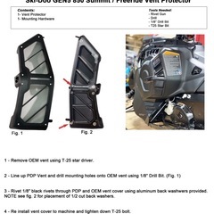 これで安心！　G5用クラッチベントプロテクターキット　スノーモービル の画像