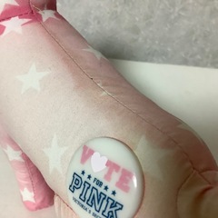 VS PINK ヴィクトリア　シークレット　ピンク　犬　ぬいぐるみ　3体　訳ありの画像