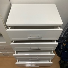 収納家具　小物入れ　ホワイトの画像