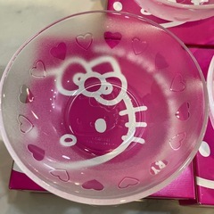 ハローキティガラスボウル5個の画像