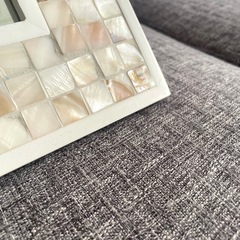 貝殻装飾　ウォールミラーの画像