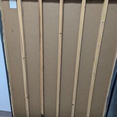 ニトリのダブルベッドフレームの画像