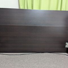 ニトリのダブルベッドフレームの画像