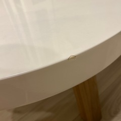 フランフラン　丸型テーブルの画像