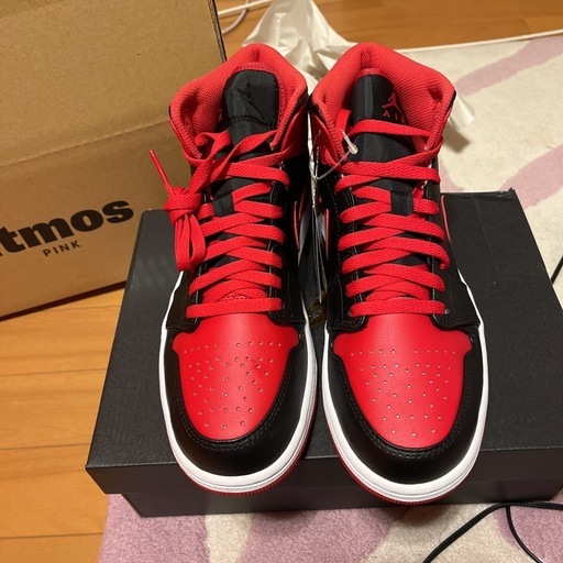 NIKE AIR JORDAN1 RETRO ブラック×ファイア　レッド　「ブレッド トゥ」サイズ27cm