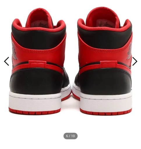 新年価格　NIKE AIR JORDAN1 RETRO ブラック×ファイア　レッド　「ブレッド トゥ」サイズ27cm
