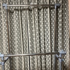 スチールラック　室内干し洗濯竿の画像