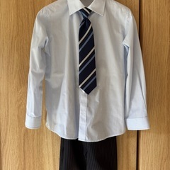 【CHOPIN】子供スーツ120cmネイビーストライプの画像