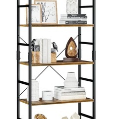 【美品】オープンシェルフ 本棚 ラック 5段本棚 多機能収納ラック 幅60×奥行30×高さ158cm の画像