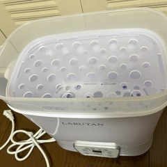 哺乳瓶除菌乾燥機 ミルクウォーマー 哺乳瓶消毒器 哺乳瓶乾燥 除菌 スチーム除菌 哺乳瓶洗い LARUTAN ラルタンの画像